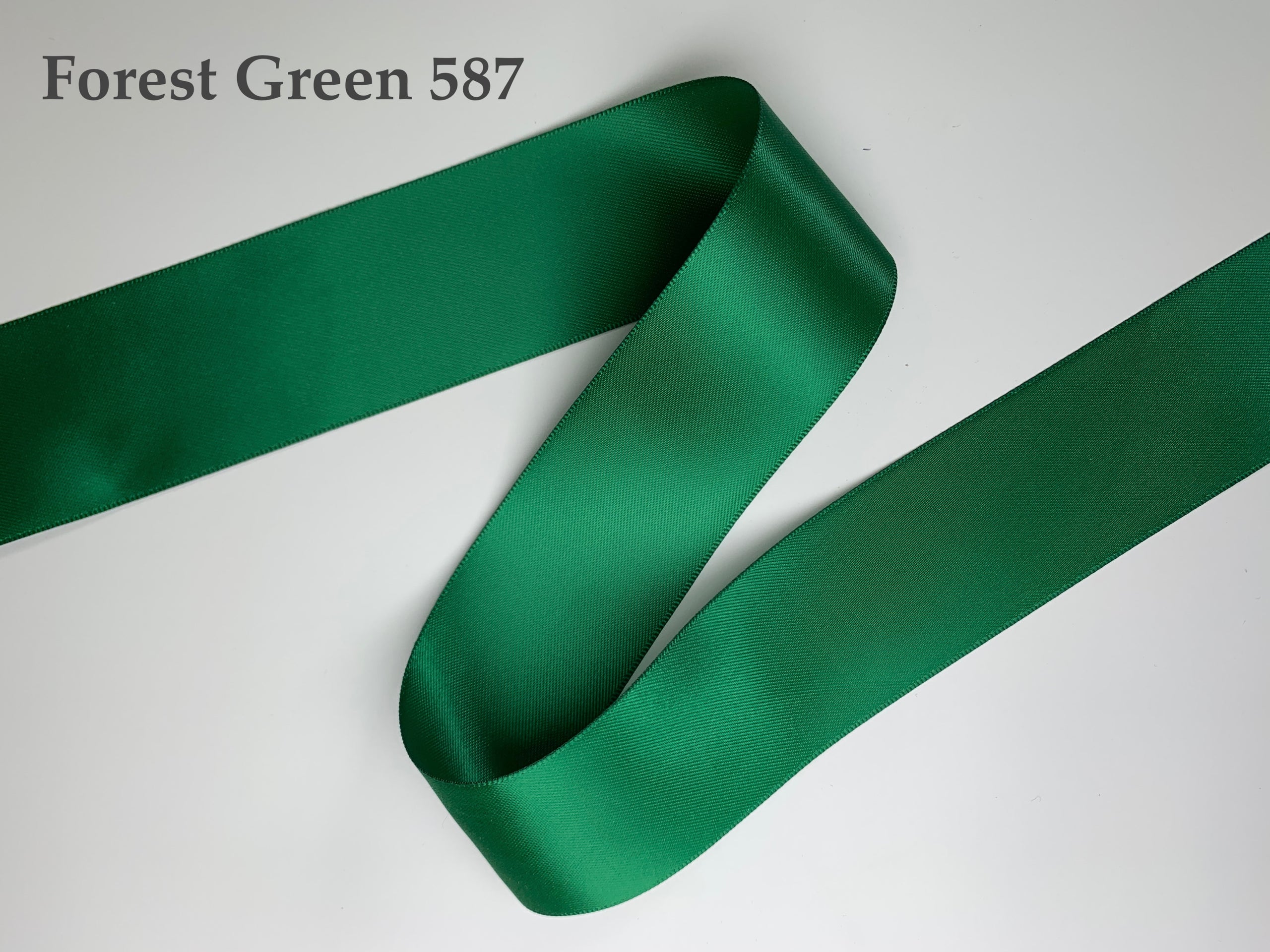 Vivant Double Face Satin Dark Green Ribbon - 27 yards - Default