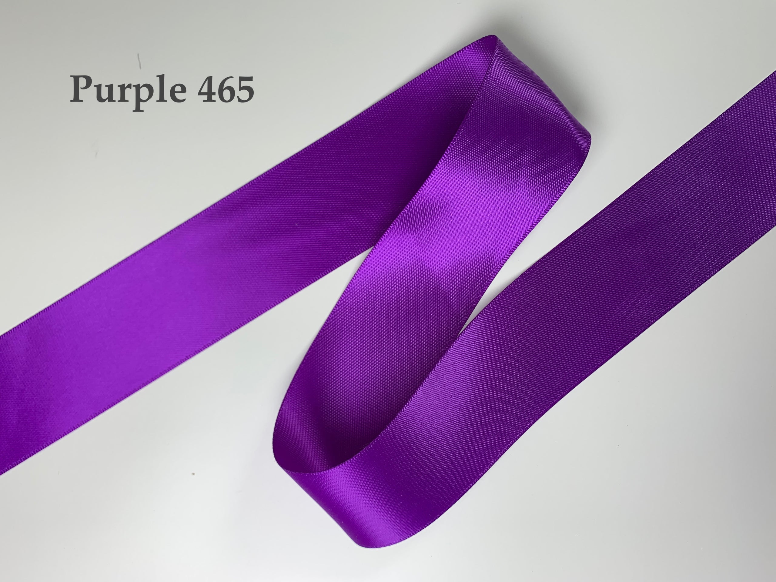 Iris Double Face French Satin Ribbon - 1